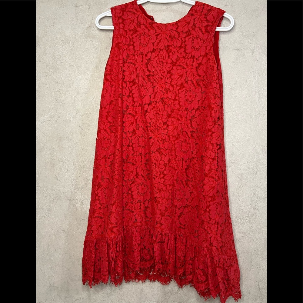 Lace Baby Red Dress